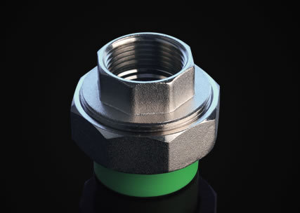 美国保利PPR管件铜内外丝螺纹活直接